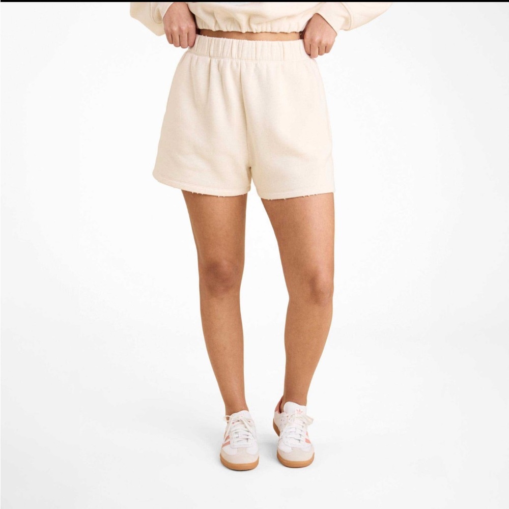 Nuuds Heather Bone Vintage Fleece Shorts